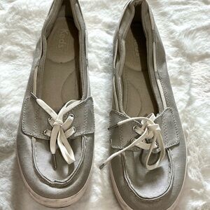Keds Women's Silver Loafers